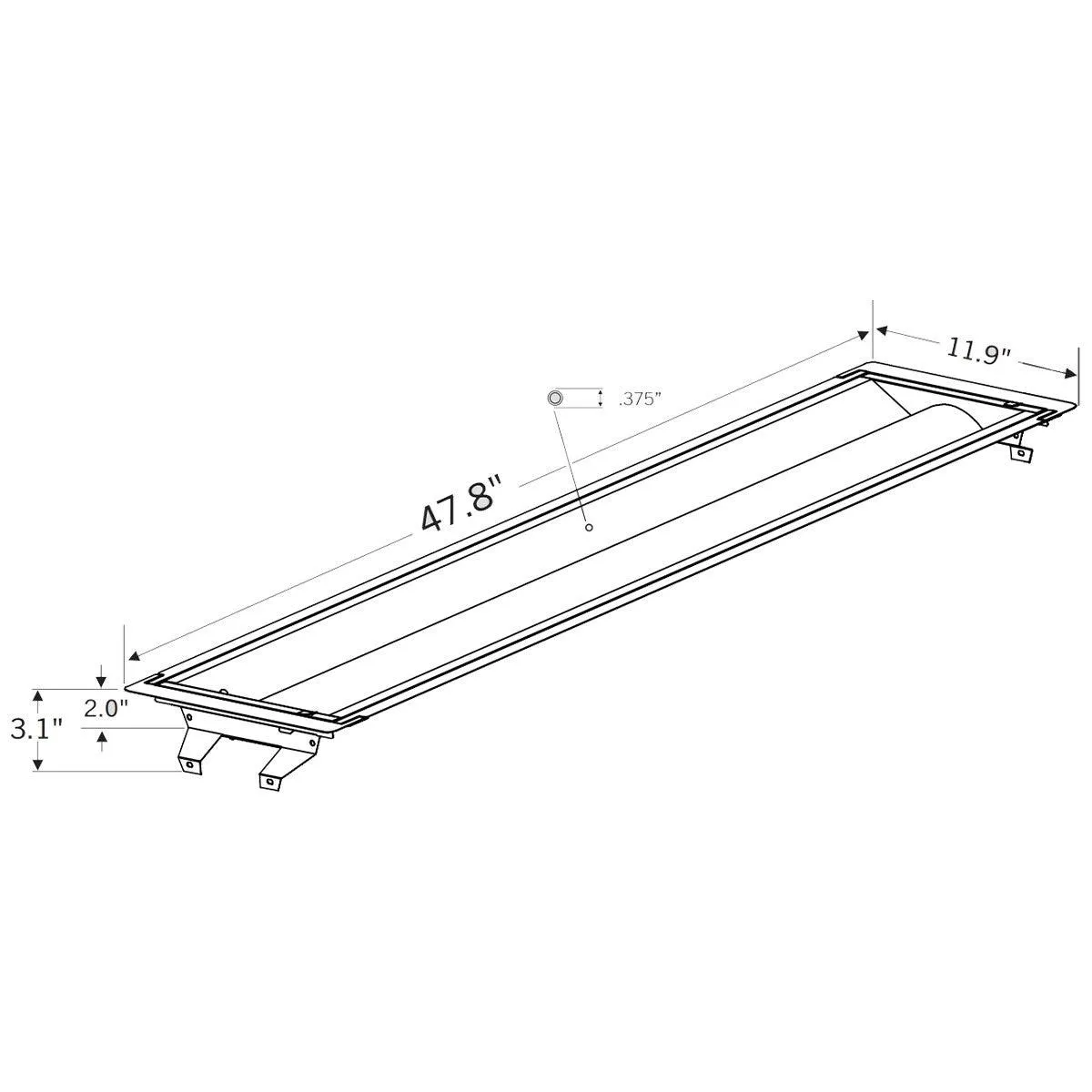 1x4 LED Troffer Retrofit, 35 Watts, 4500 Lumens, 35K/40K/50K, 120-277V, Center Basket