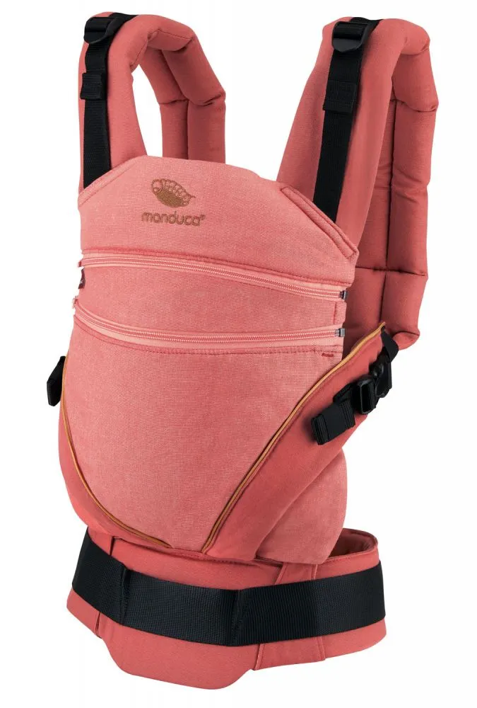 [3 Years Local Warranty] Manduca XT Organic Cotton  Baby & Toddler Carrier - Denim RougeToffee