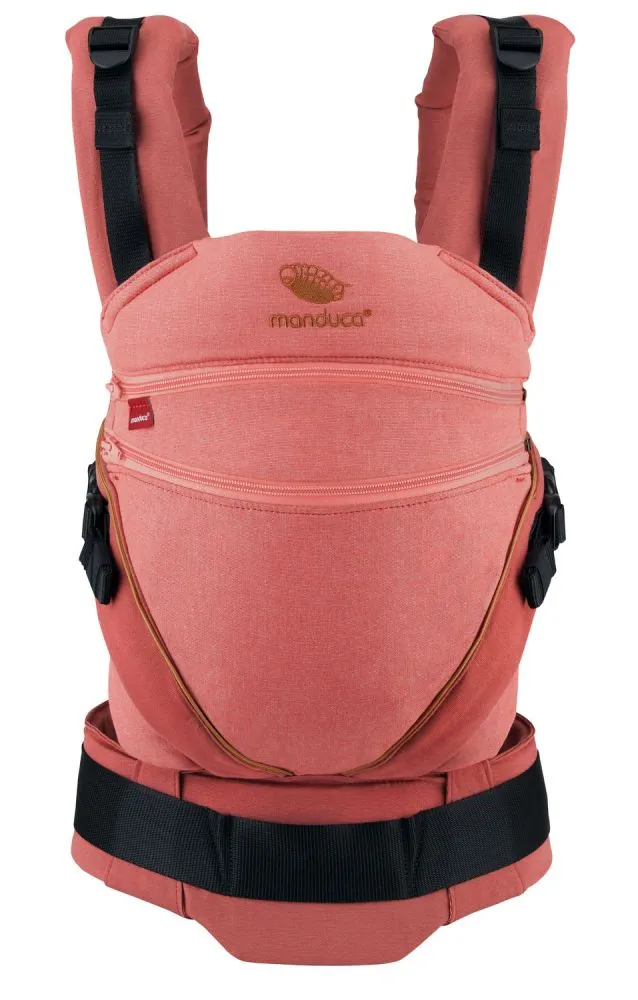 [3 Years Local Warranty] Manduca XT Organic Cotton  Baby & Toddler Carrier - Denim RougeToffee