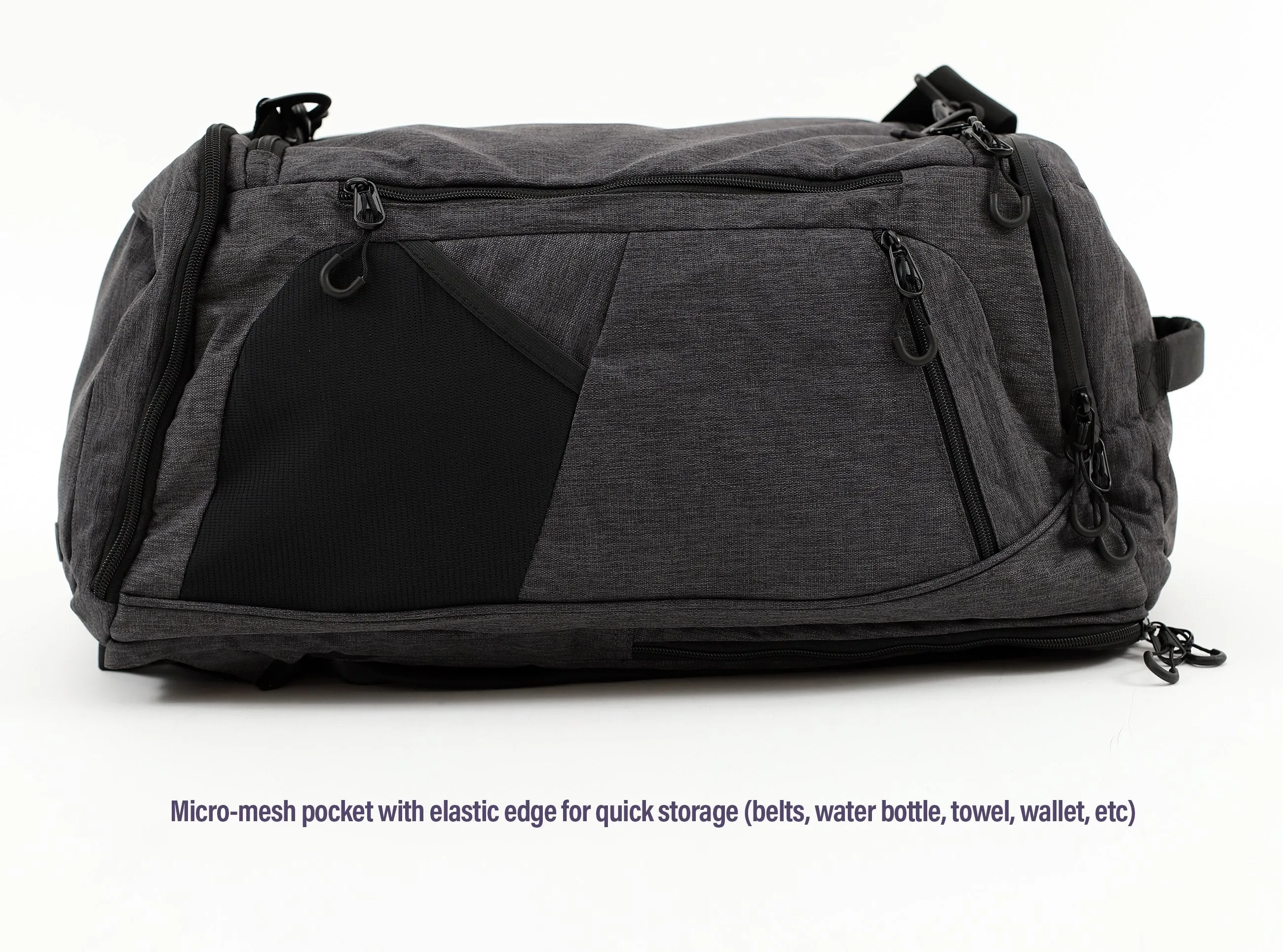 93brand "Construct" Convertible Gear Bag (Duffel/Backpack Hybrid)