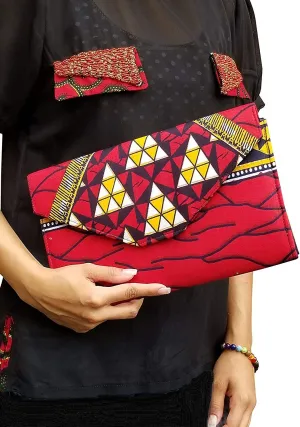 African Diamond Print Clutch-Purse -DP2687CL