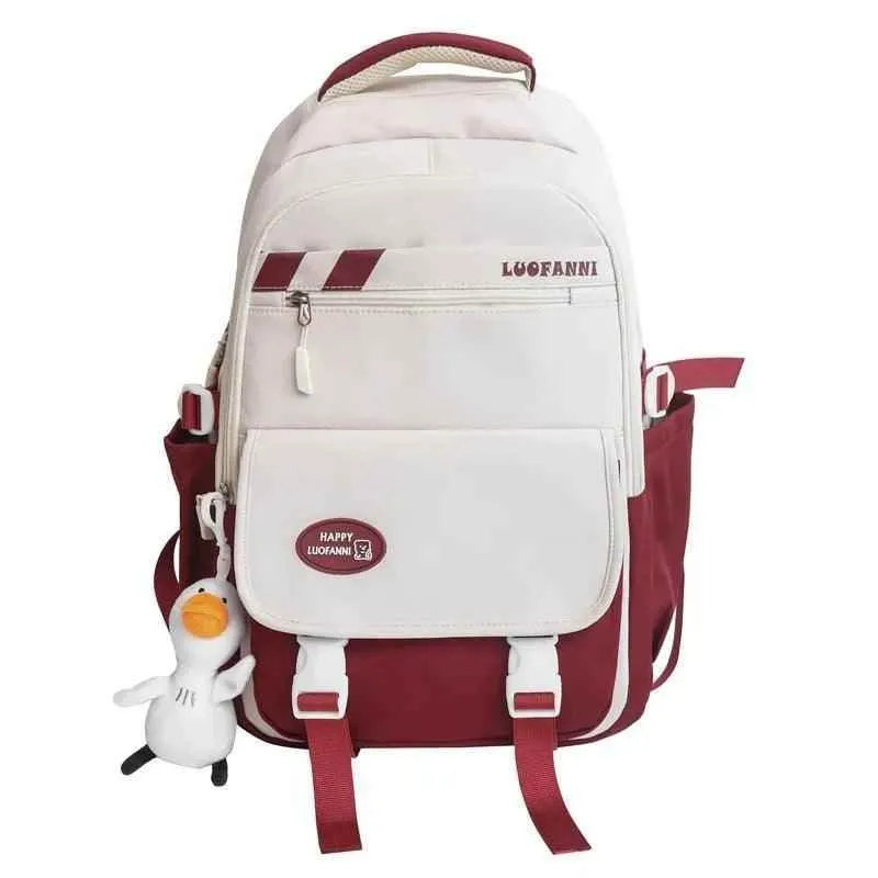 B3159 Cool Backpack - Large Capacity Student Bag - Travel Bag