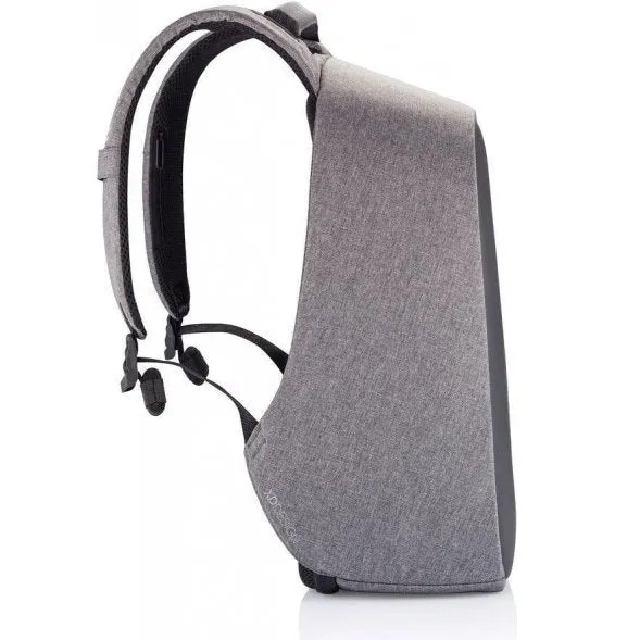 Bobby Hero Small Grey Anti-Theft Backpack | Grey