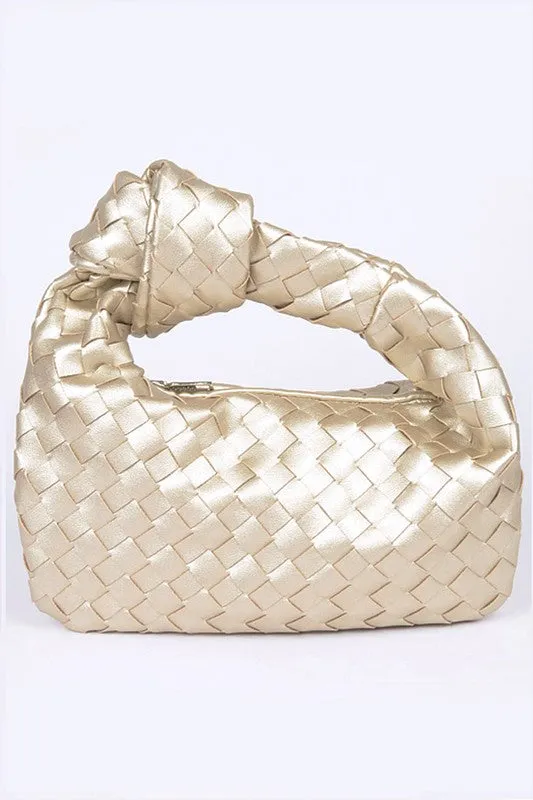 Braided Top Knot Clutch Bag