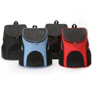 Breathable Pet Carrier Backpack - Adjustable Travel Bag