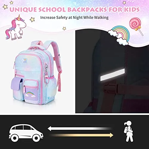 BYXEPA Backpacks for Girls Backpack for School Cute Kawaii Backpack Kids Book Bag School Bag for Elementary Primary Students, Pink