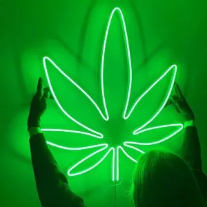 Cannabis Neon Wall Art