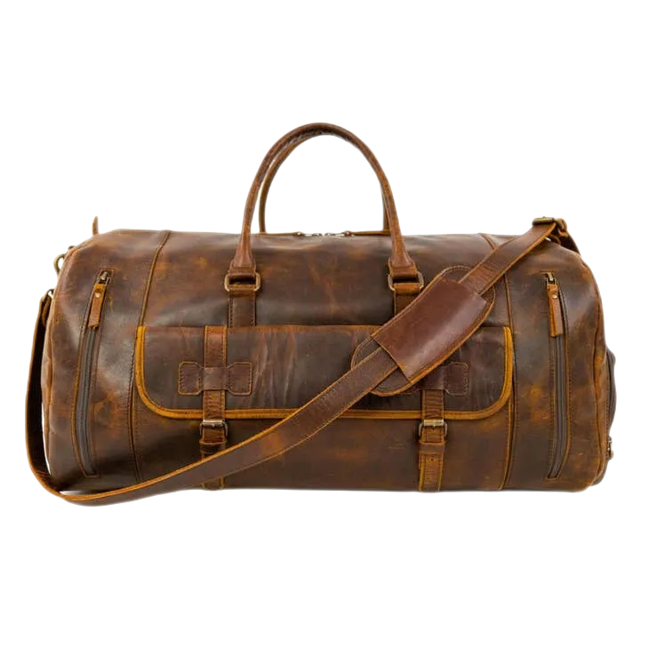 Christine Genuine Leather Duffle Bag