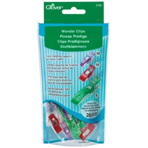 Clover Wonder Clips Variety 26/Pkg