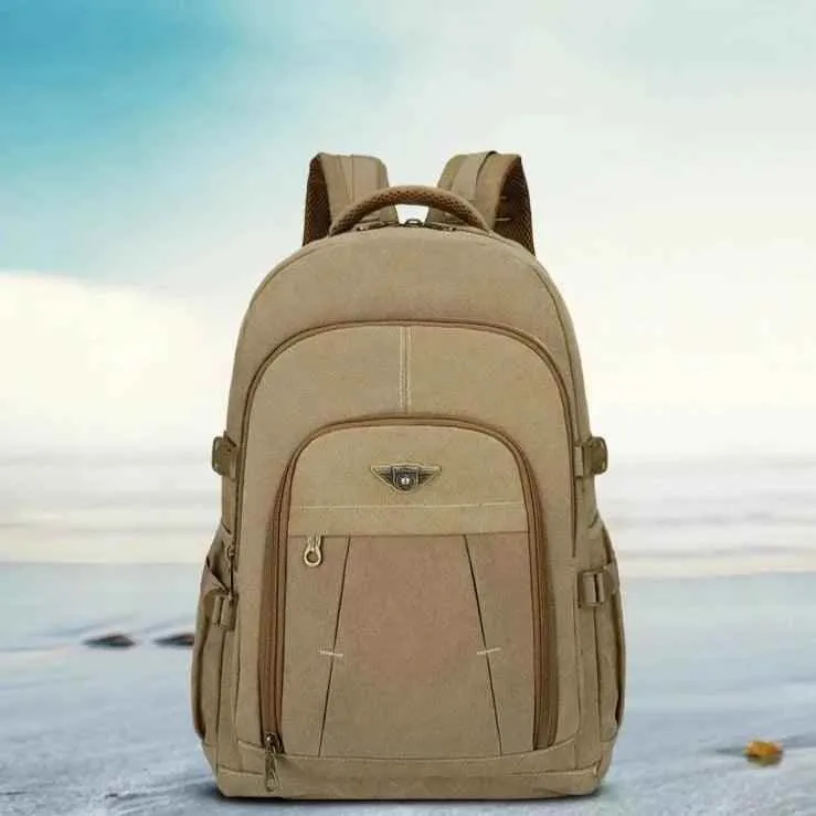 Cool Backpack ACB351 - Multifunction Canvas Bag For Laptop