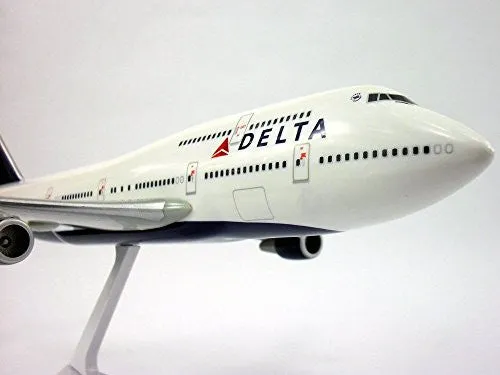 Delta (07-Cur) Boeing 747-400 Airplane Miniature Model Snap Fit 1:200 Part#ABO-74740H-019