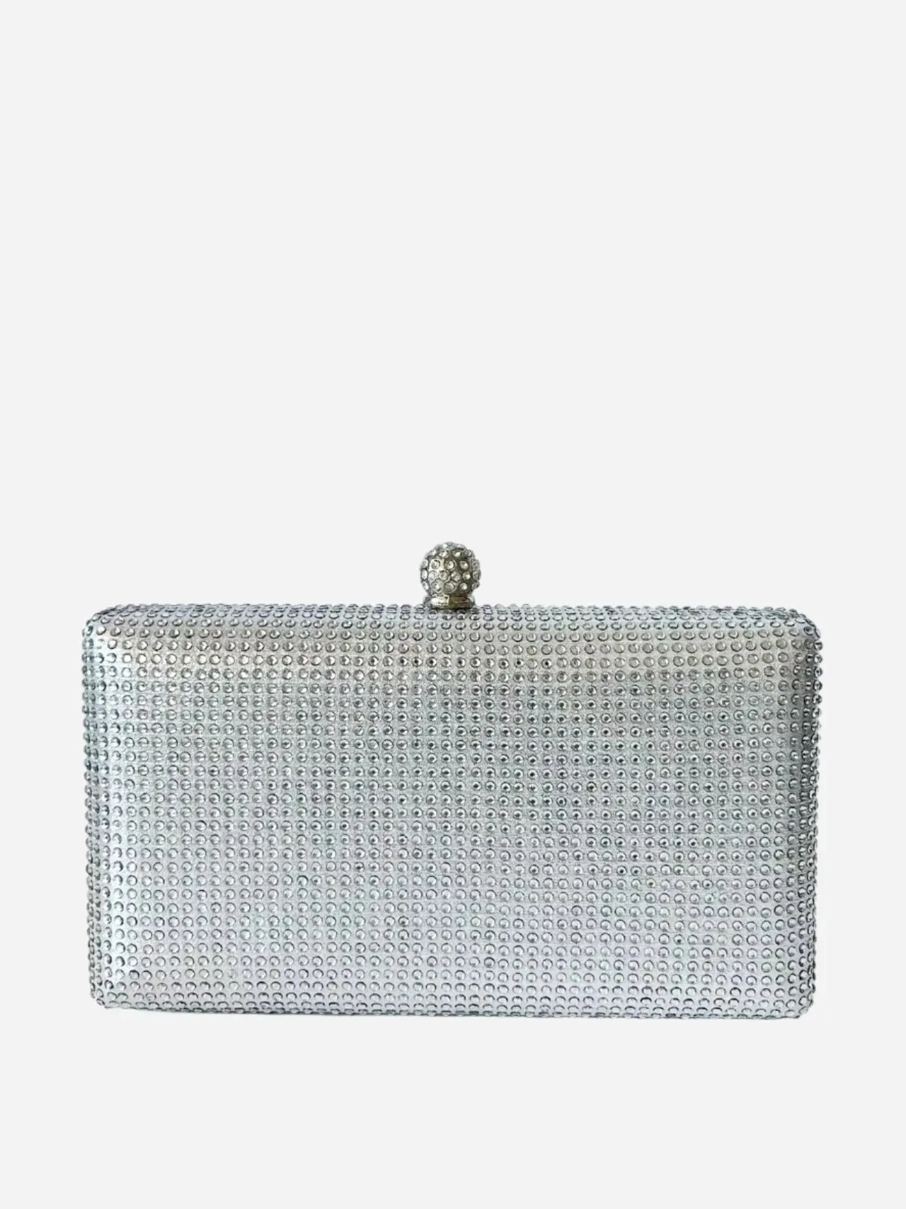 Diamond-Studded Rhinestone Clutch Bag