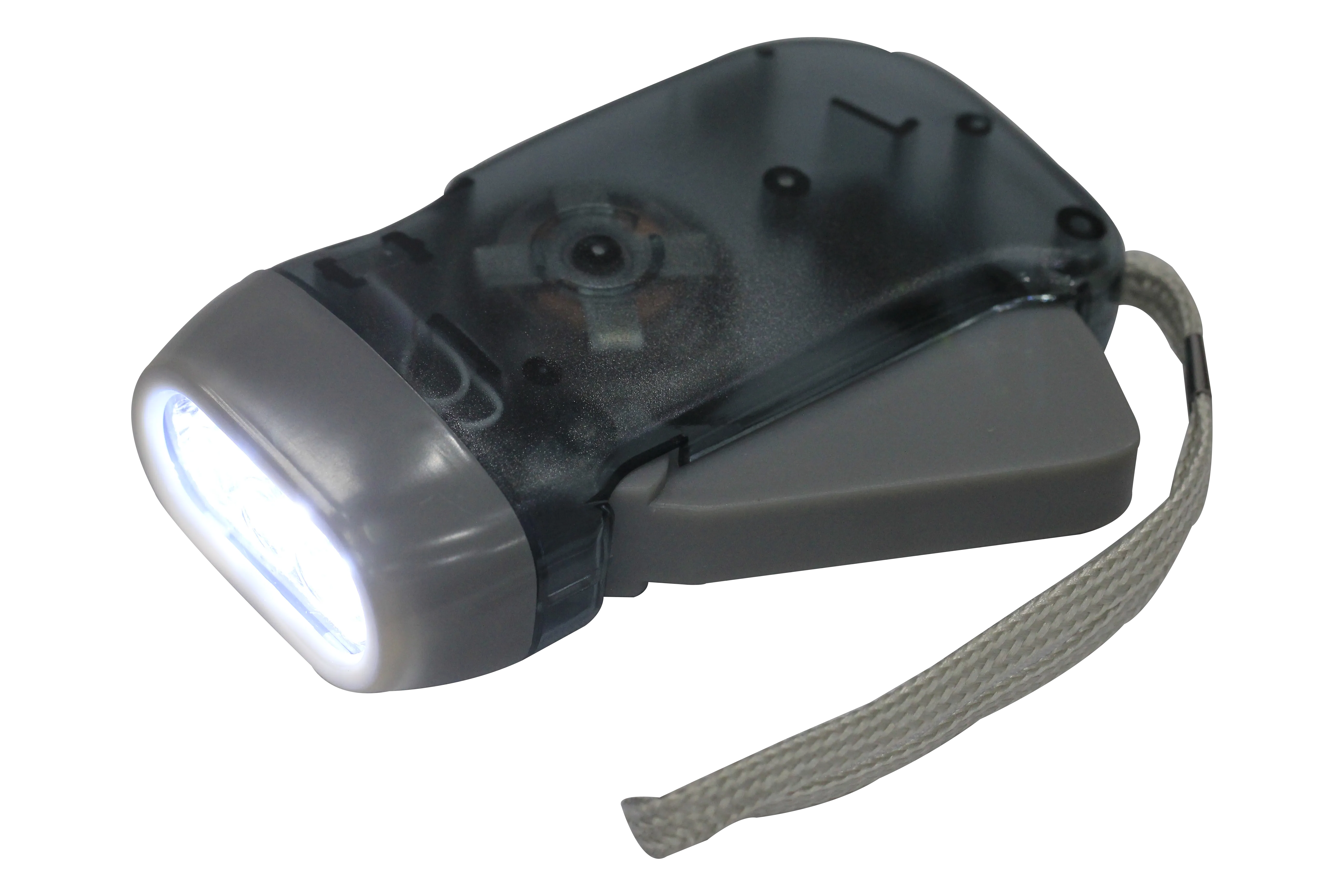 Hand Crank Dynamo Flashlight