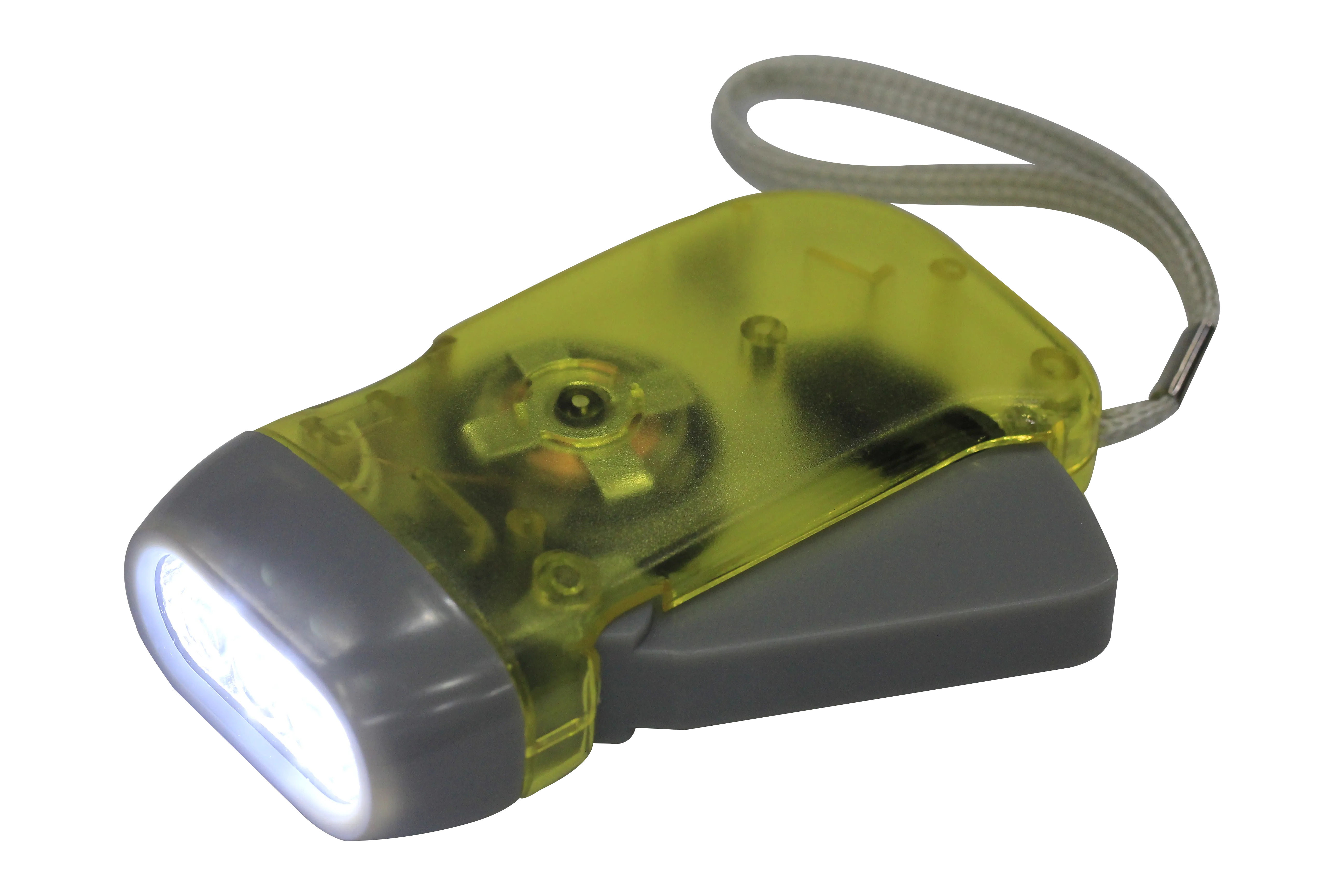 Hand Crank Dynamo Flashlight