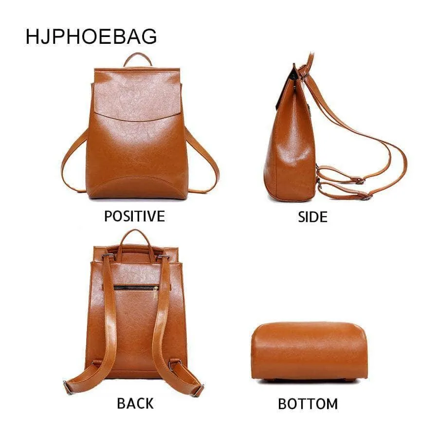 HJPHOEBAG Women Backpack for Teenage Girls Female School Shoulder Bag