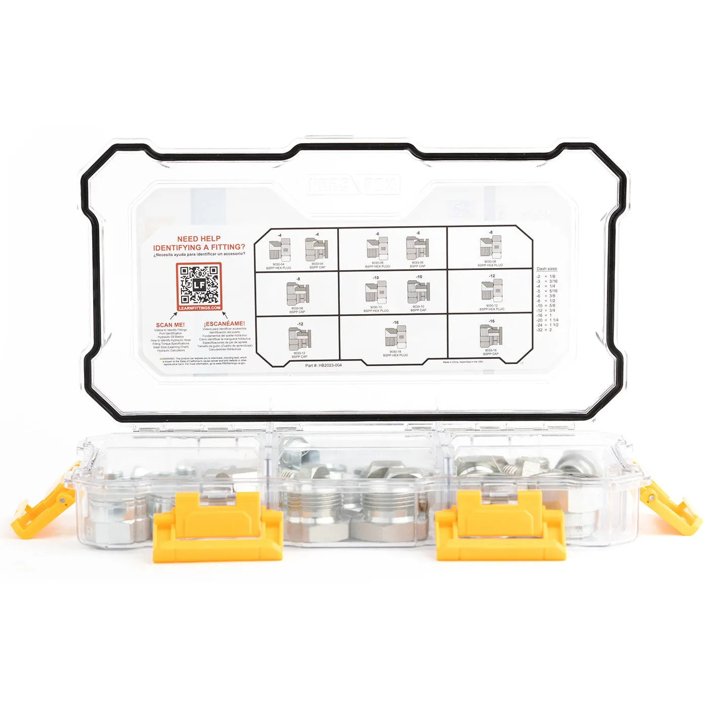 HOSEBOX Fitting Pack for BSPP Caps and Plugs