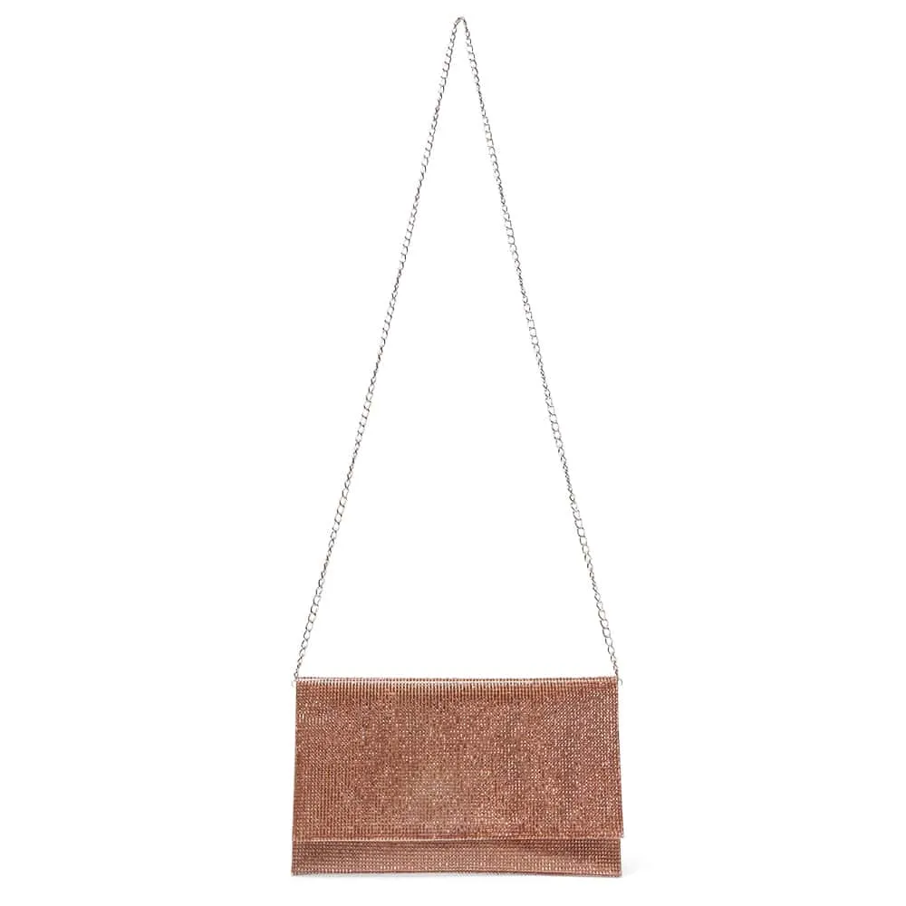 Kimora Handbag in Rose Gold Crystal