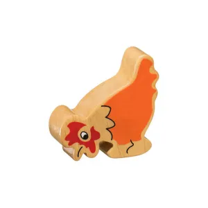 Lanka Kade - Wooden Orange Hen Toy