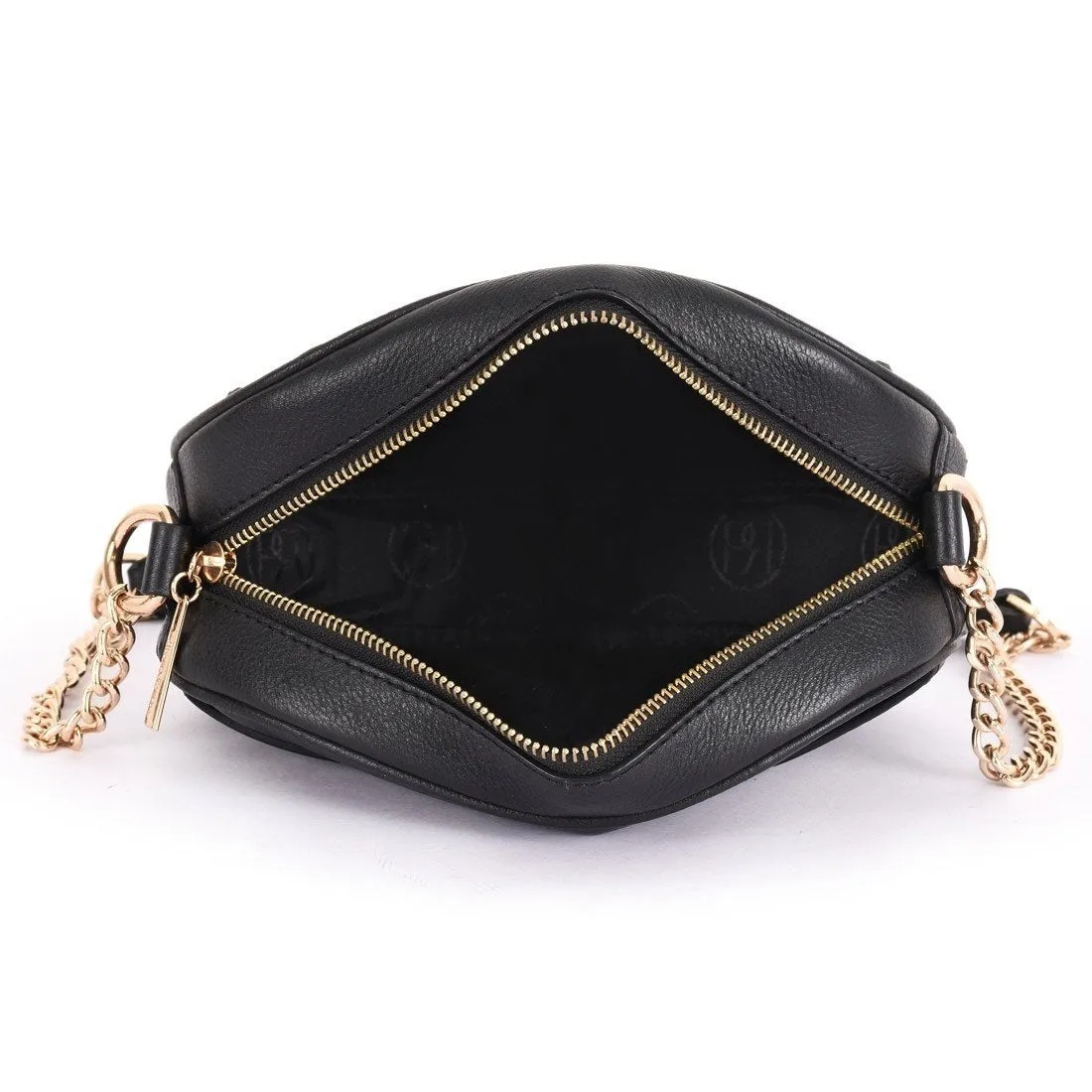 Leather Black Crossbody Bag