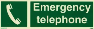 Marine Safety Sign: Emergency Telephone