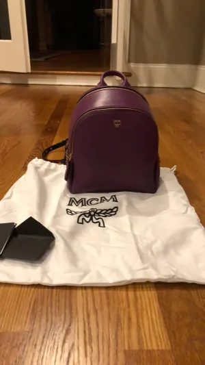 MCM Mystic Purple Backpack!