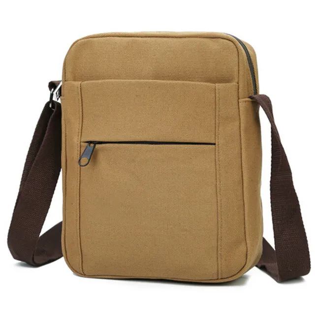 Men Waterproof Outdoor Sports Canvas Crossbody  Bag