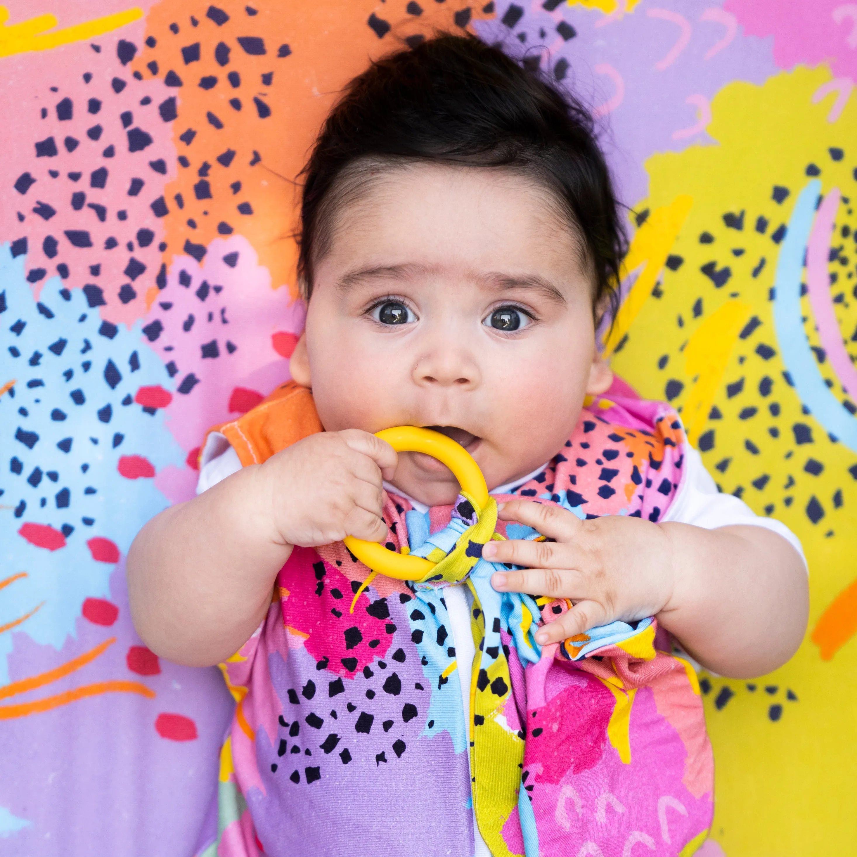 Modern Rainbow Wearable Blanket