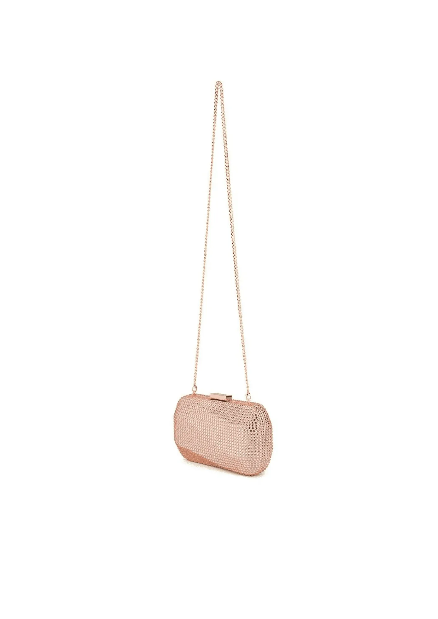 OLGA BERG - Mae Hotfix Clutch Blush