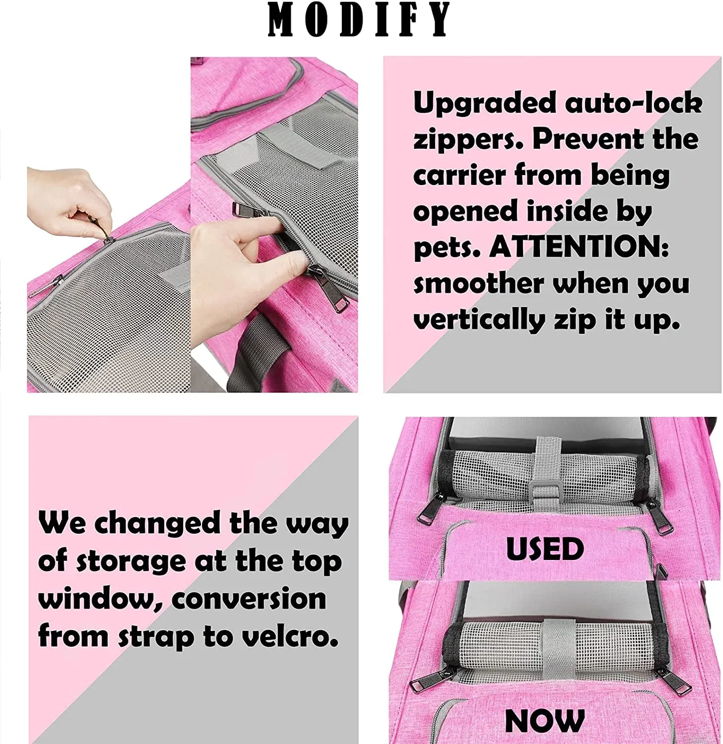 Pet Privacy Protection Travel Carrier