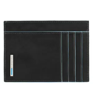 Piquadro Blue Square Men's Night Blue Card Holder