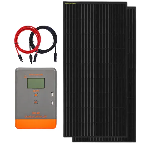 ROCKSOLAR 400W 12V Rigid Solar Panel Kit