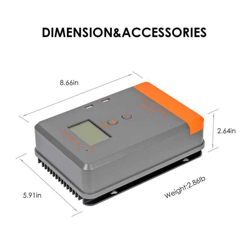 ROCKSOLAR 400W 12V Rigid Solar Panel Kit