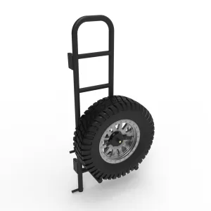 Rover Vans Tire Carrier & Ladder Combo for Ram ProMaster - Non Drill Through Version