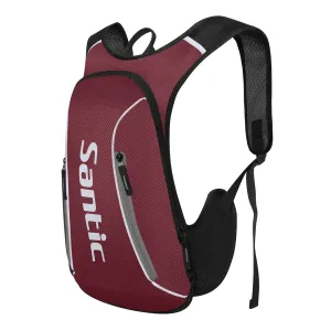 Santic Wine Red Cycling Backpack Light Small