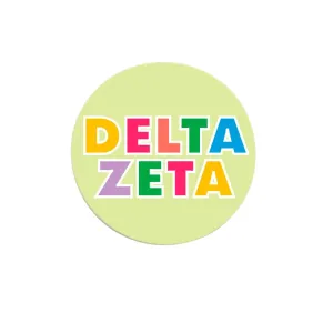 Sorority Color Me Greek Button