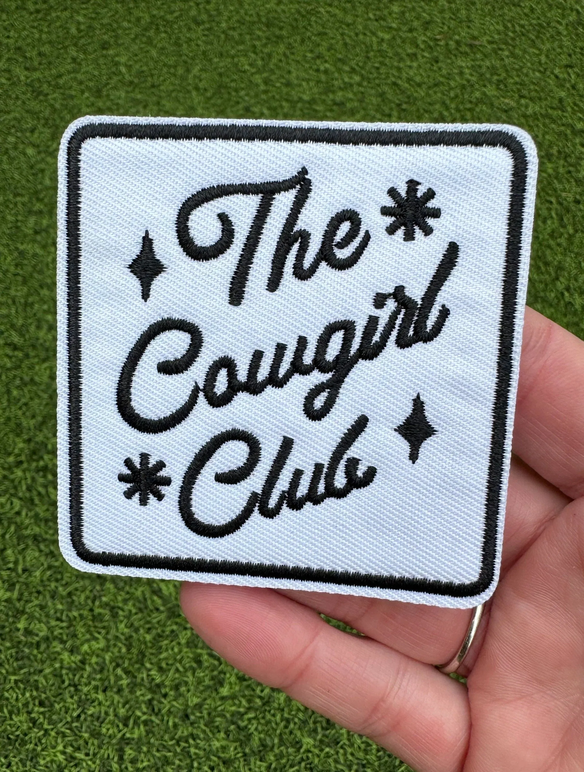 The Cowgirl Club Iron On Patch