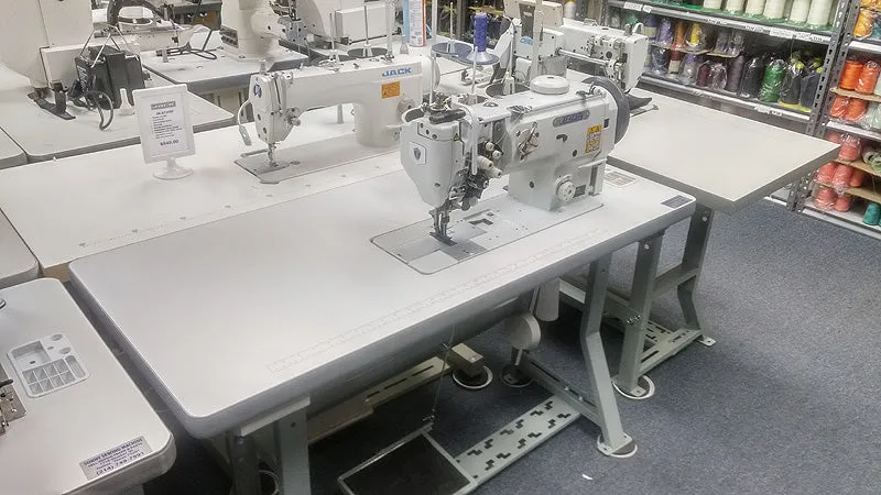 THOR GC1565 Split Needle Bar Double Needle Walking Foot Sewing Machine