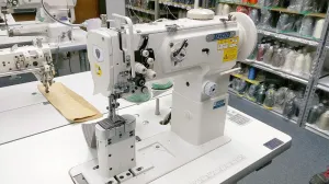 THOR GC1760 Post Bed Double Needle Walking Foot Sewing Machine