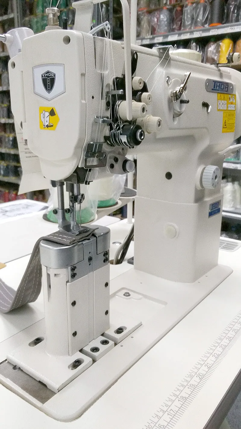 THOR GC1760 Post Bed Double Needle Walking Foot Sewing Machine