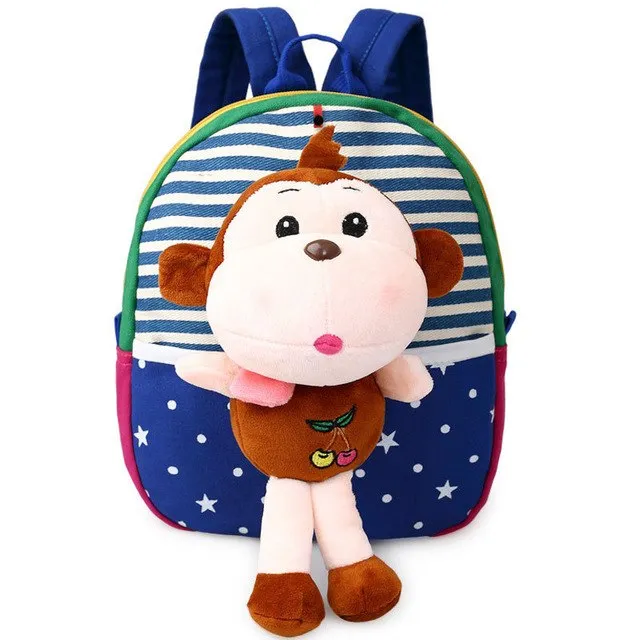 Toddler Cartoon Stuffed Plush Backpacks Baby Girls Boys Cute Toys Schoolbag