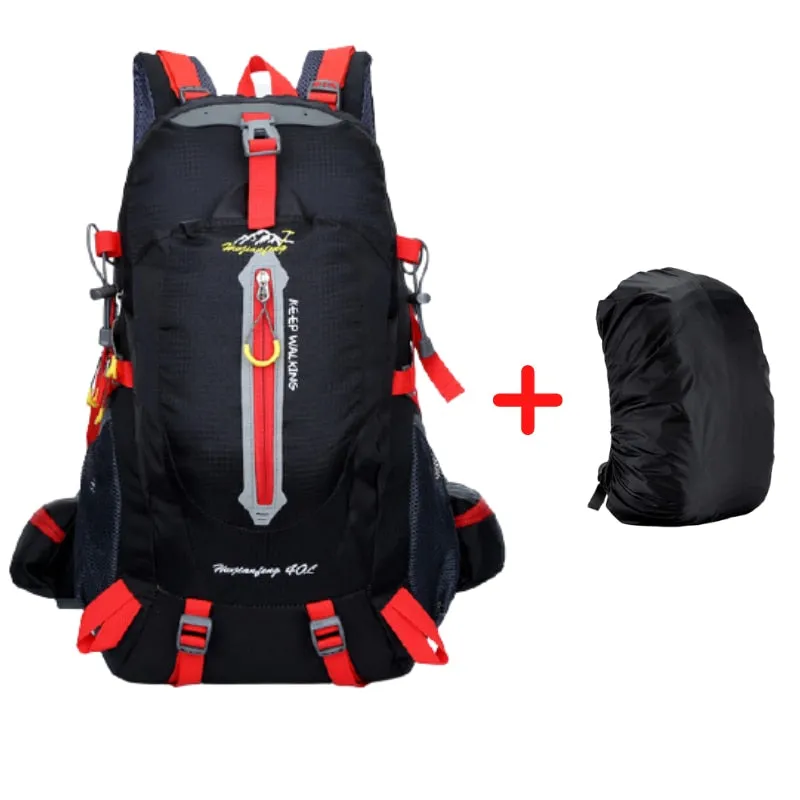 Waterproof Climbing Backpack Rucksack 40L Outdoor Sports Bag Travel Backpack Camping Hiking Bag