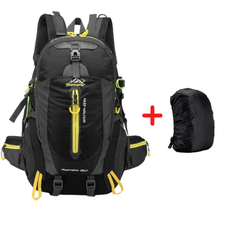 Waterproof Climbing Backpack Rucksack 40L Outdoor Sports Bag Travel Backpack Camping Hiking Bag