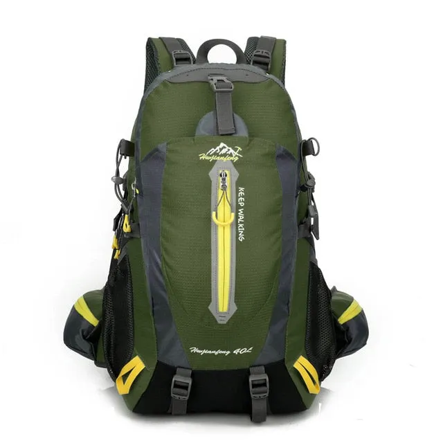 Waterproof Climbing Backpack Rucksack 40L Outdoor Sports Bag Travel Backpack Camping Hiking Bag