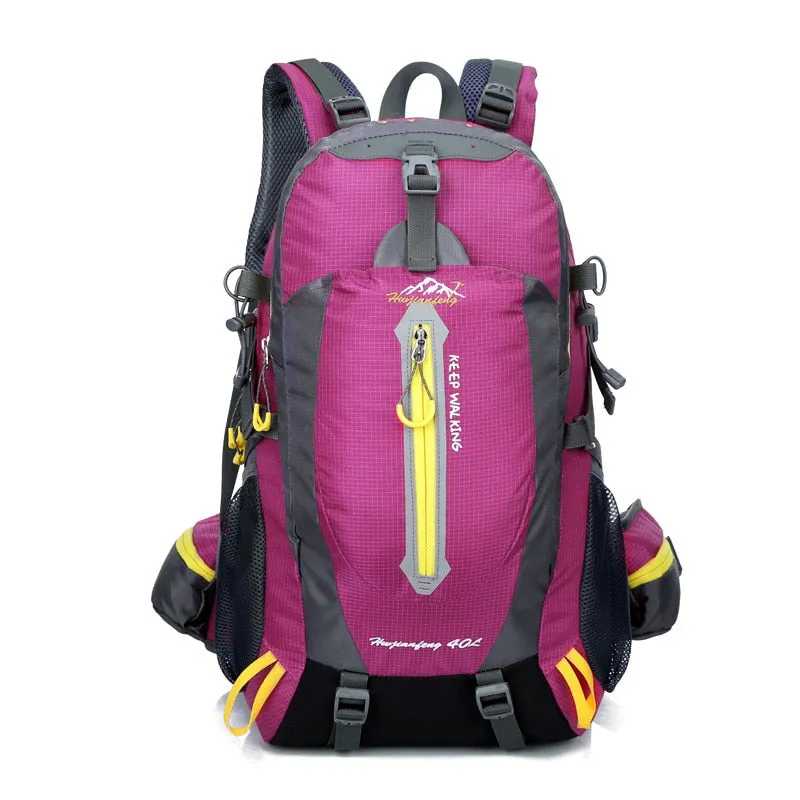 Waterproof Climbing Backpack Rucksack 40L Outdoor Sports Bag Travel Backpack Camping Hiking Bag