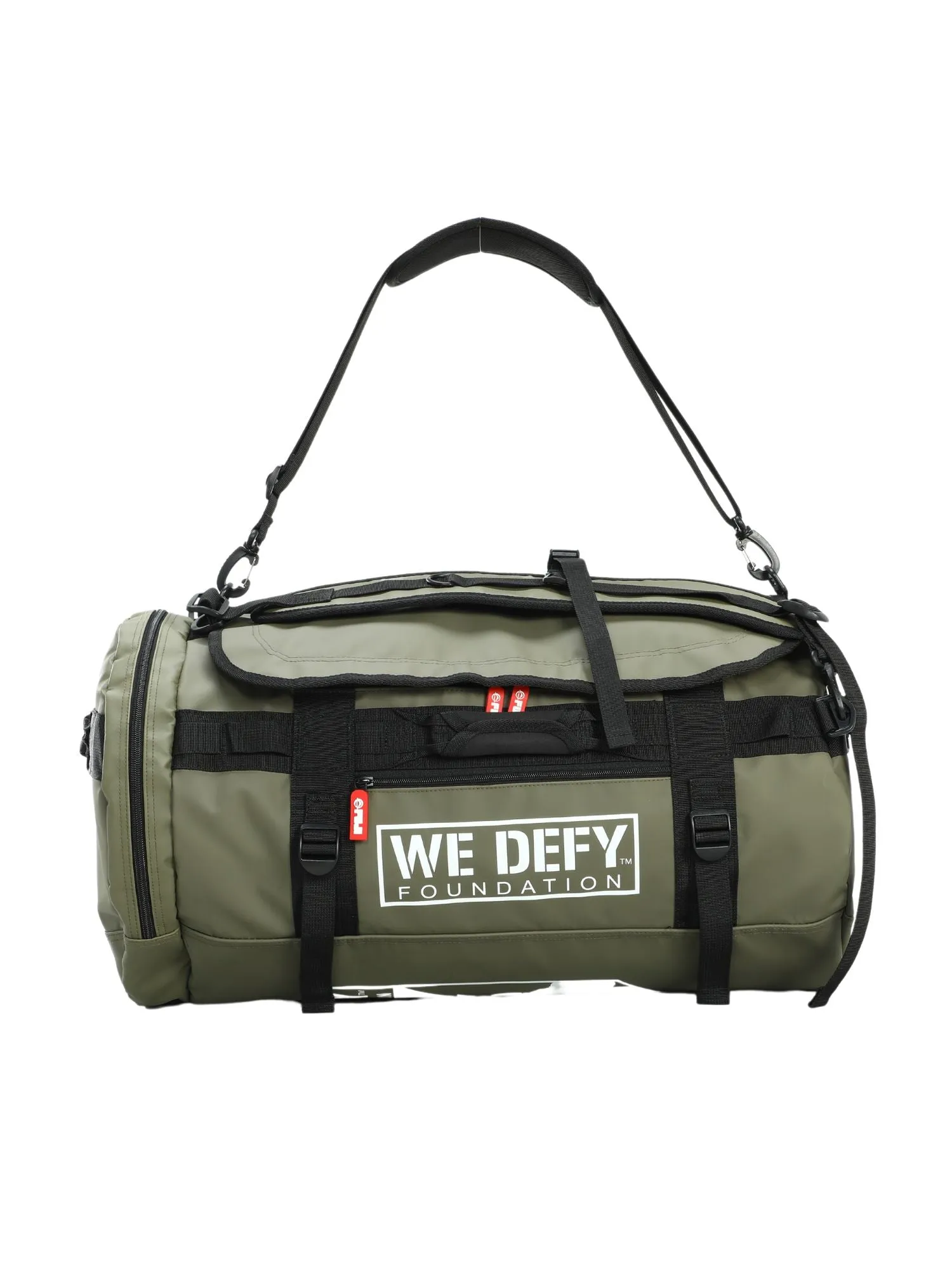 We Defy Comp Duffle Bag Military Green