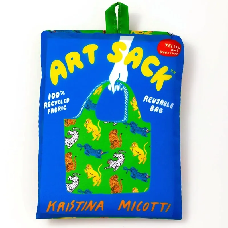 Wild Cats Art Sack X Kristina Micotti