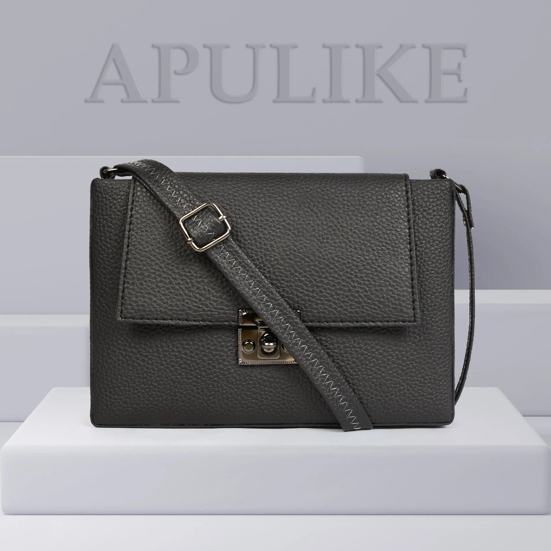 Women Clutch Sling Bag- Black