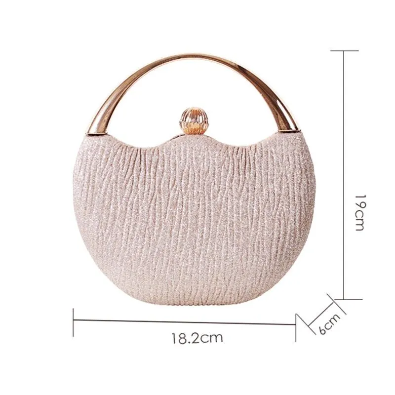 Women's Wedding Clutch Evening Bag Small Female Handbag Luxury Wedding Bridal Purse Chain Party Shoulder Bag ZD1558